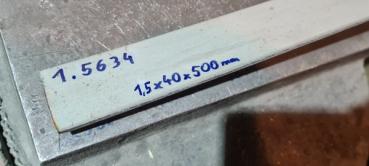 1.5634 / 75Ni8 (1.5 × 40 × 500 mm)
